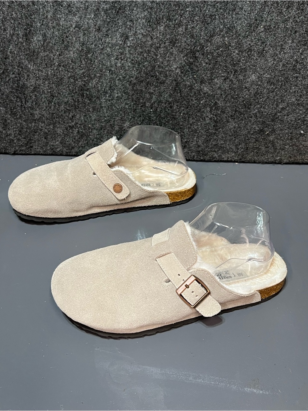 Birkenstock Boston Shearling-Lined suede clogs Women’s Size 40 (9-9.5) - Picture 6 of 13